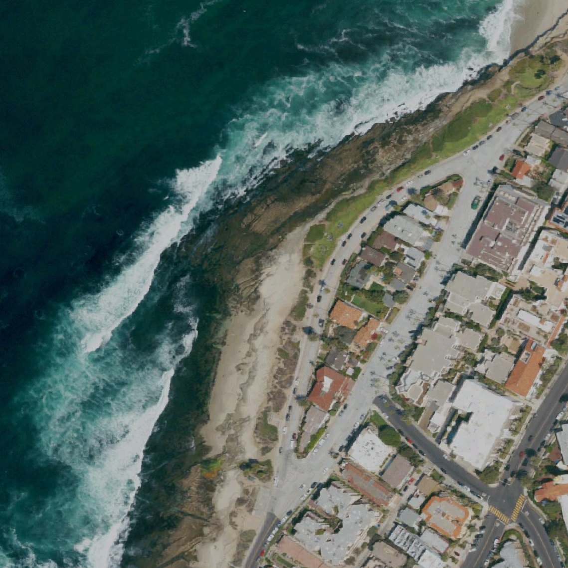 Aerial map of Concrete Steps to the Beach