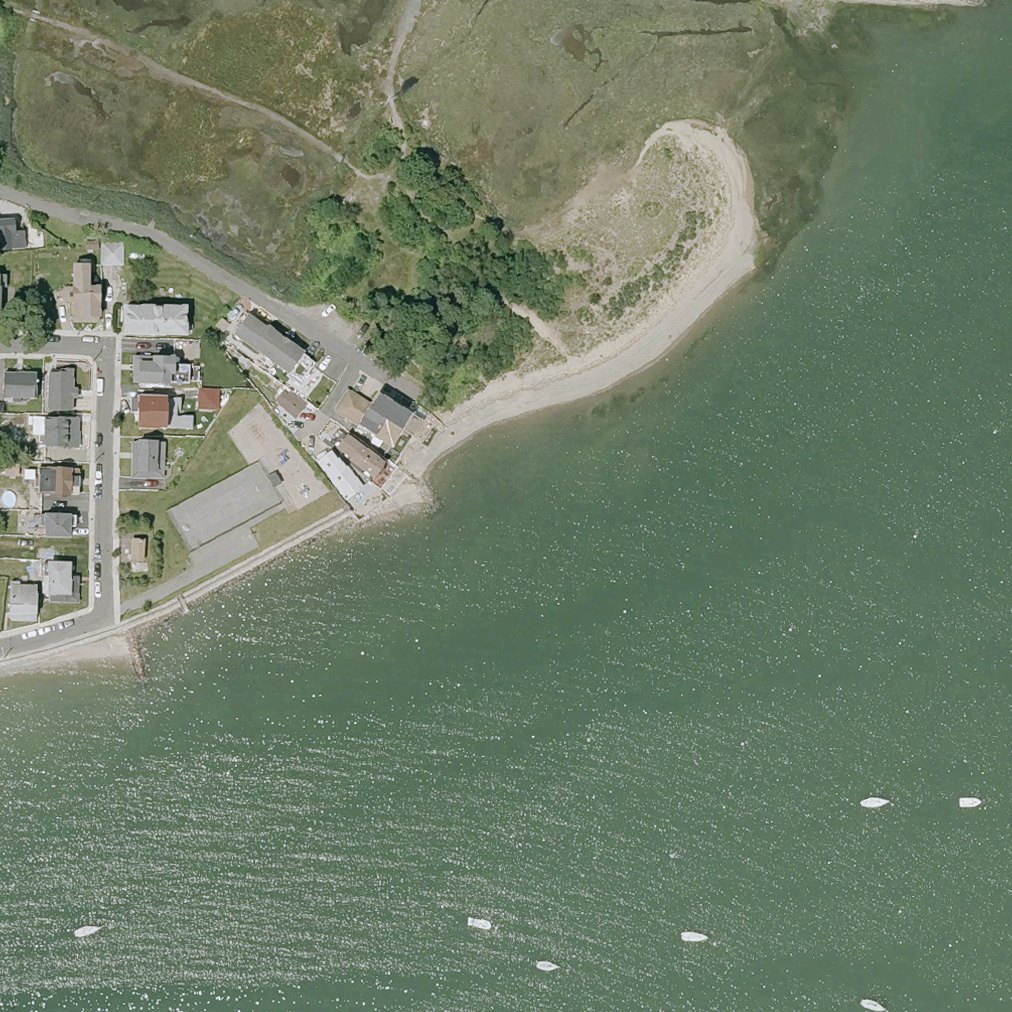Aerial map of Corinha Beach