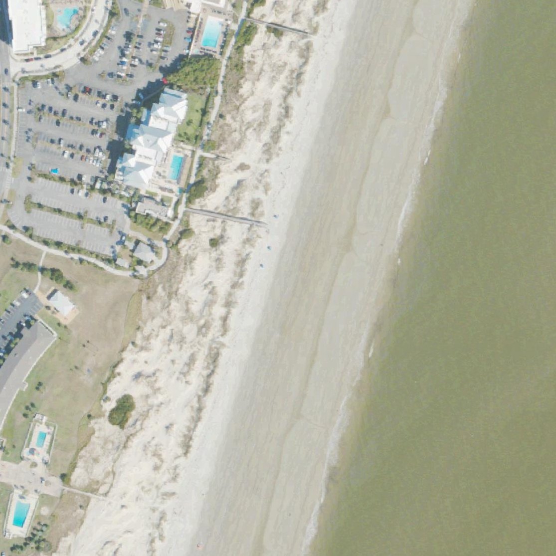 Aerial map of Corsair Beach Park