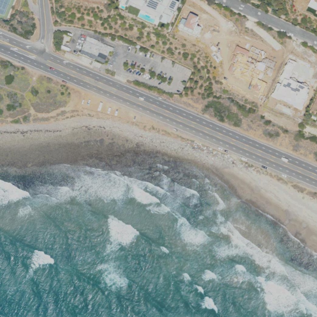 Aerial map of County Line Beach