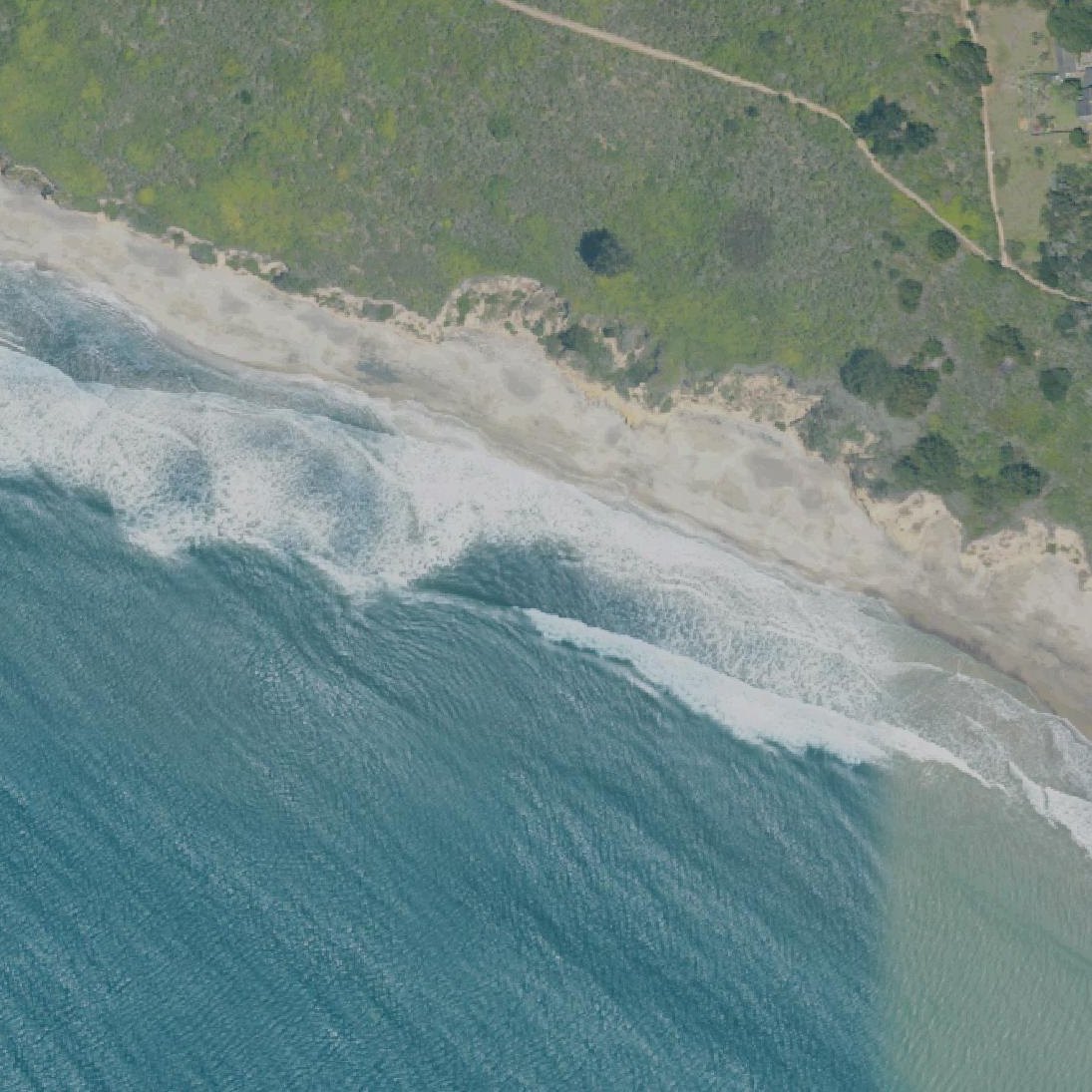 Aerial map of Cove Beach