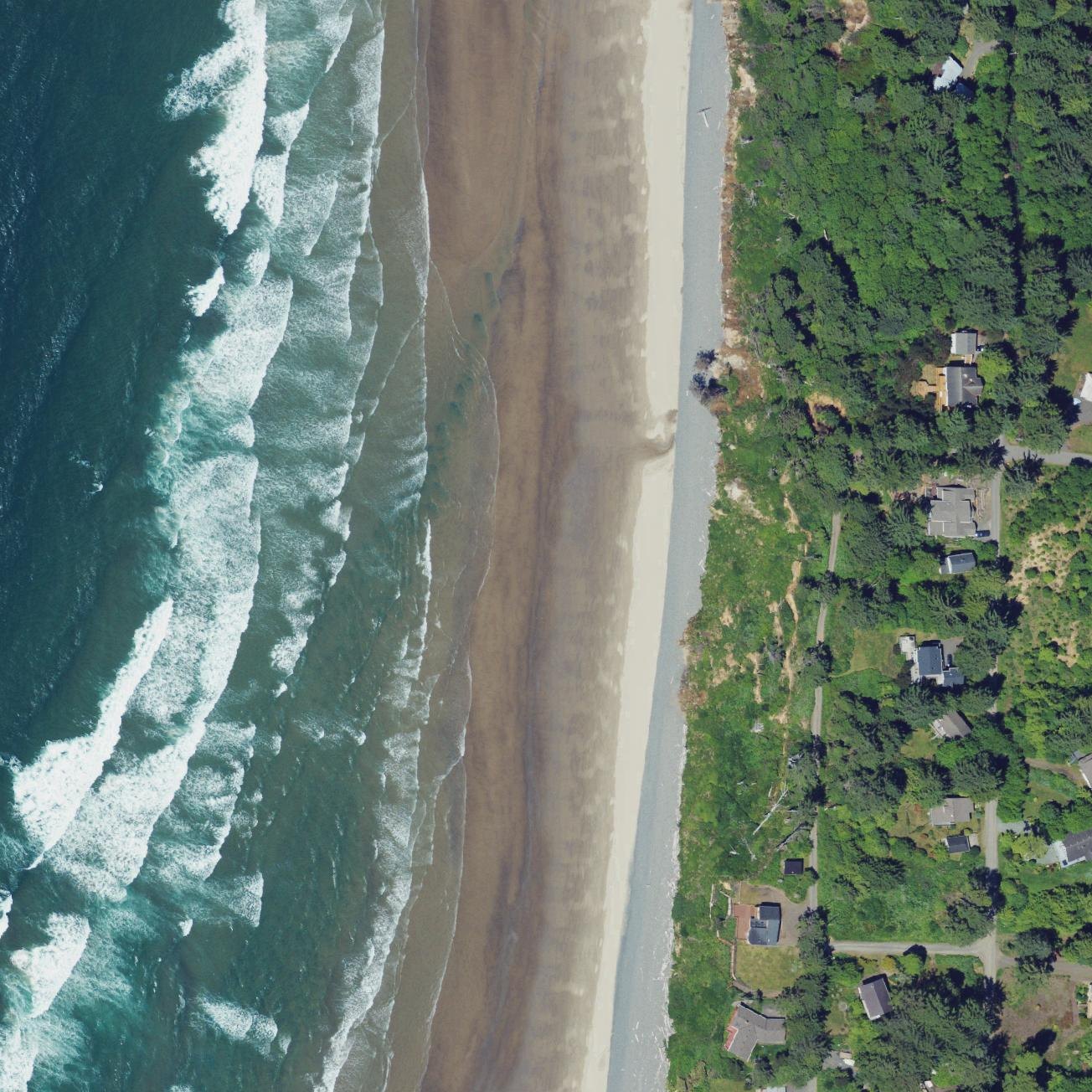 Aerial map of Cove Beach