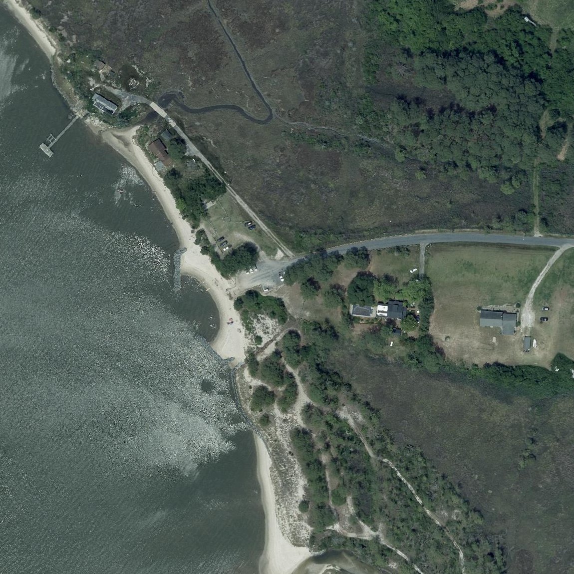 Aerial map of Cove Beach Park