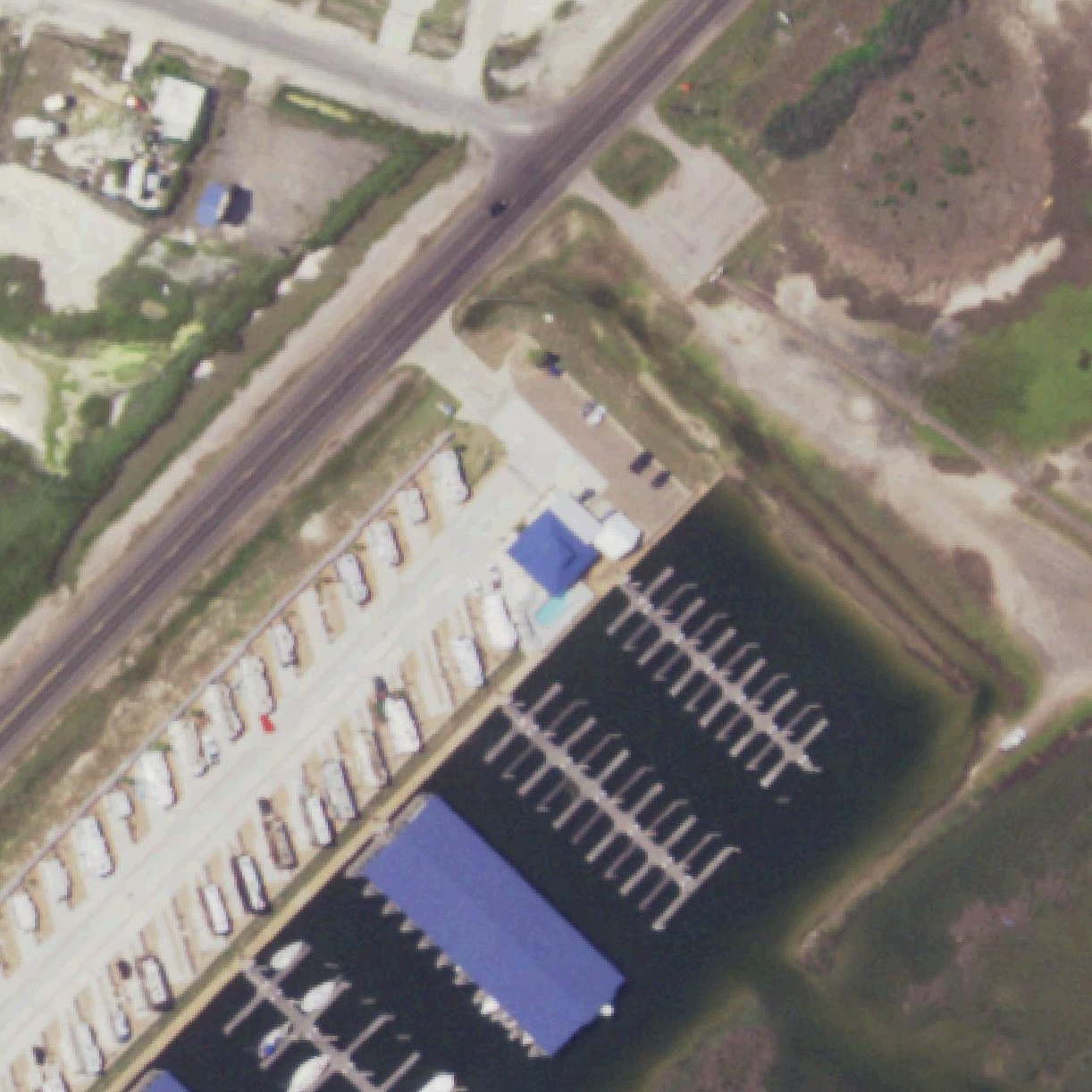 Aerial map of Cove Harbor Wetlands Sanctuary