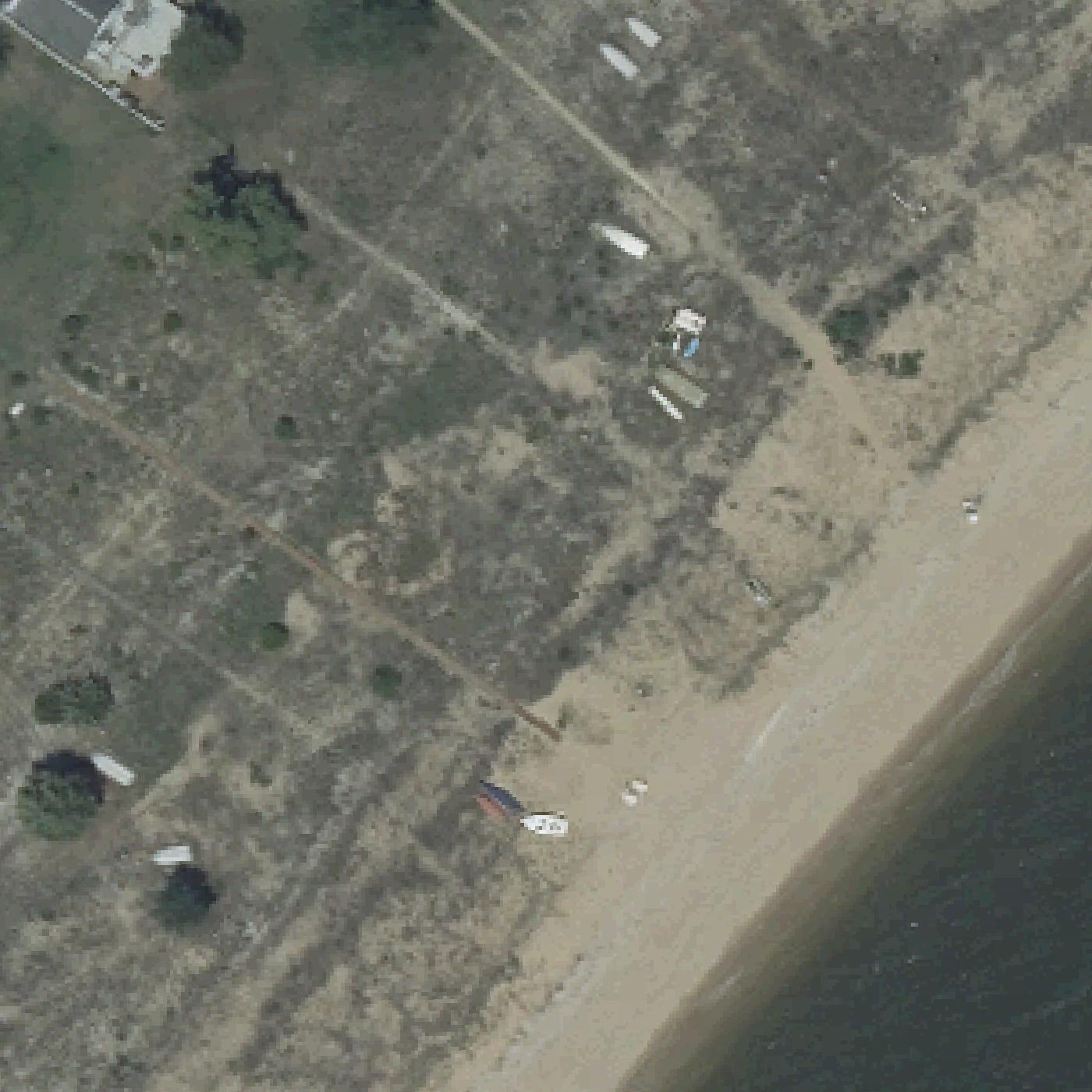 Aerial map of Cove Point Beach