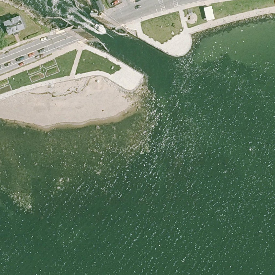 Aerial map of Crab Beach