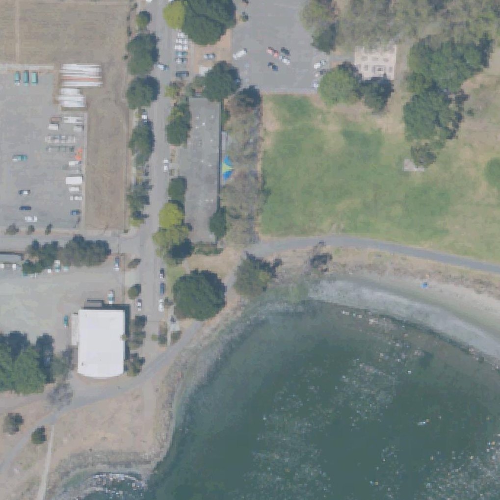 Aerial map of Crab Cove