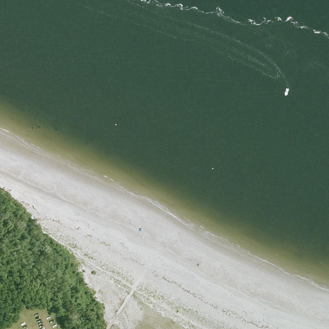 Aerial map of Crane Beach