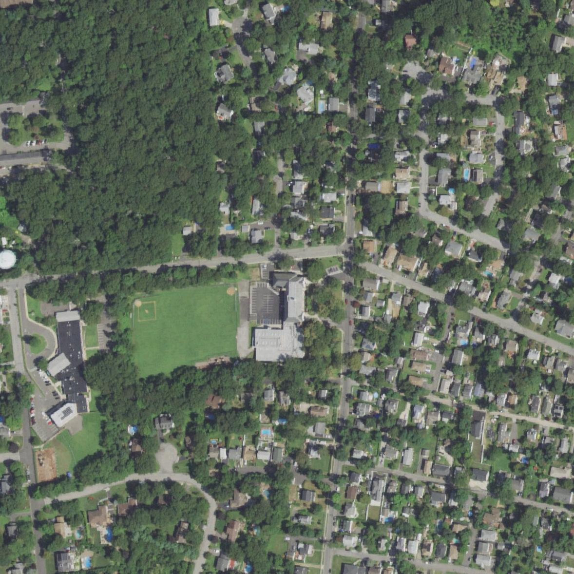 Aerial map of Creek Beach