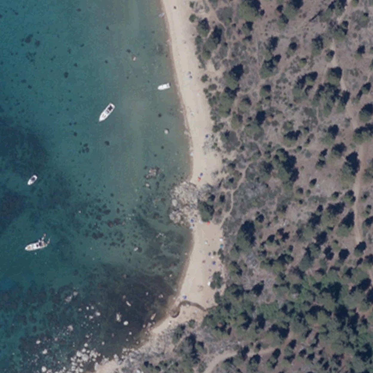 Aerial map of Creek Beach