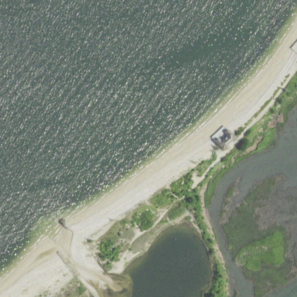 Aerial map of Creek Club Beach