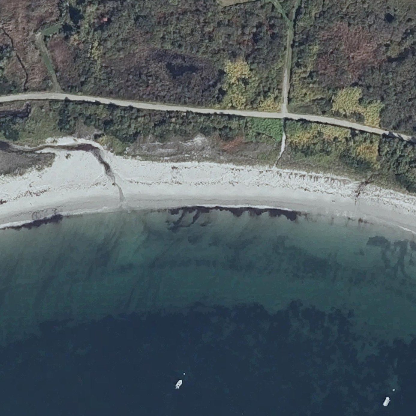 Aerial map of Crescent Beach