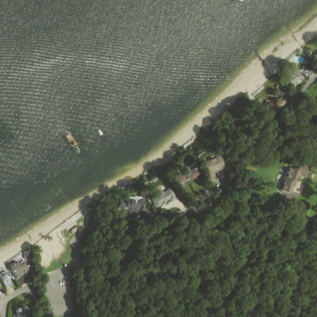 Aerial map of Crescent Beach
