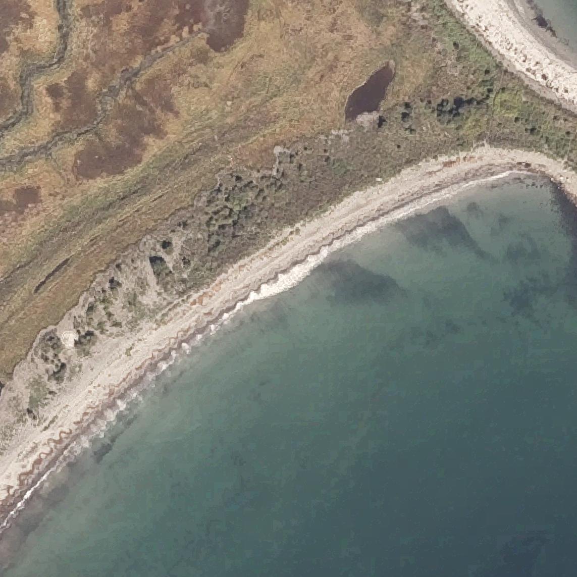 Aerial map of Crescent Beach