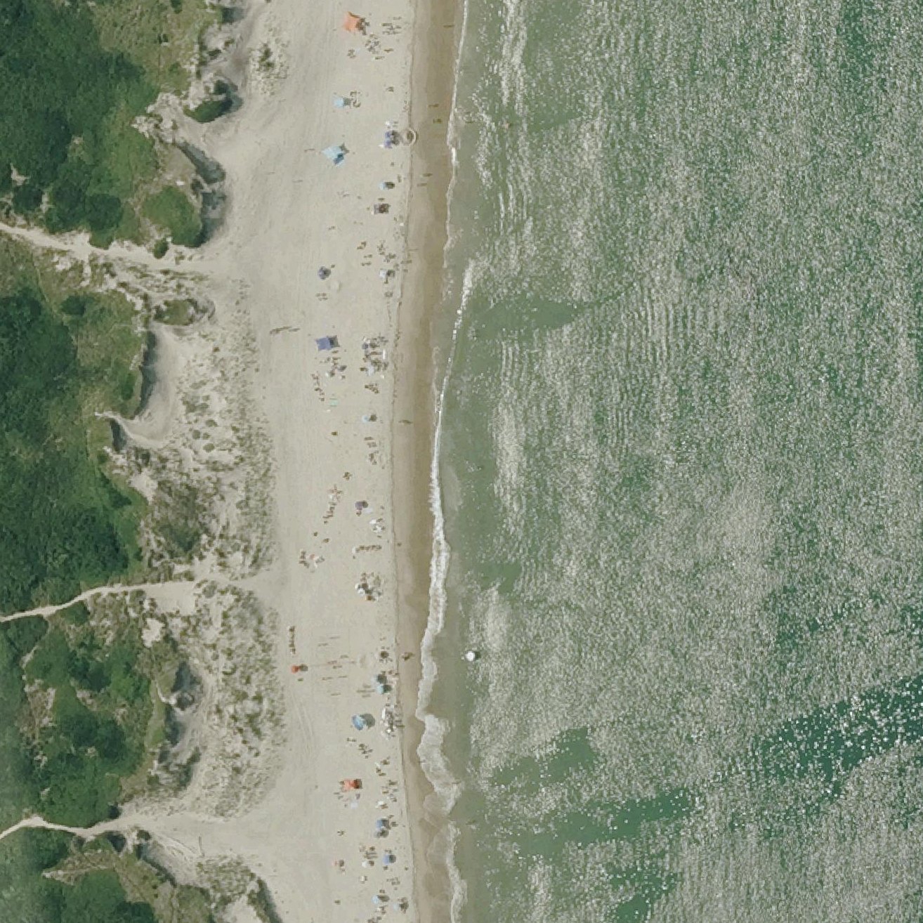 Aerial map of Crescent Beach