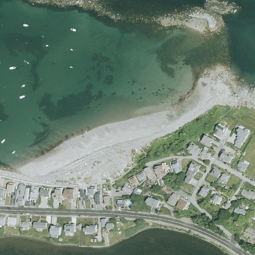 Aerial map of Crescent Beach