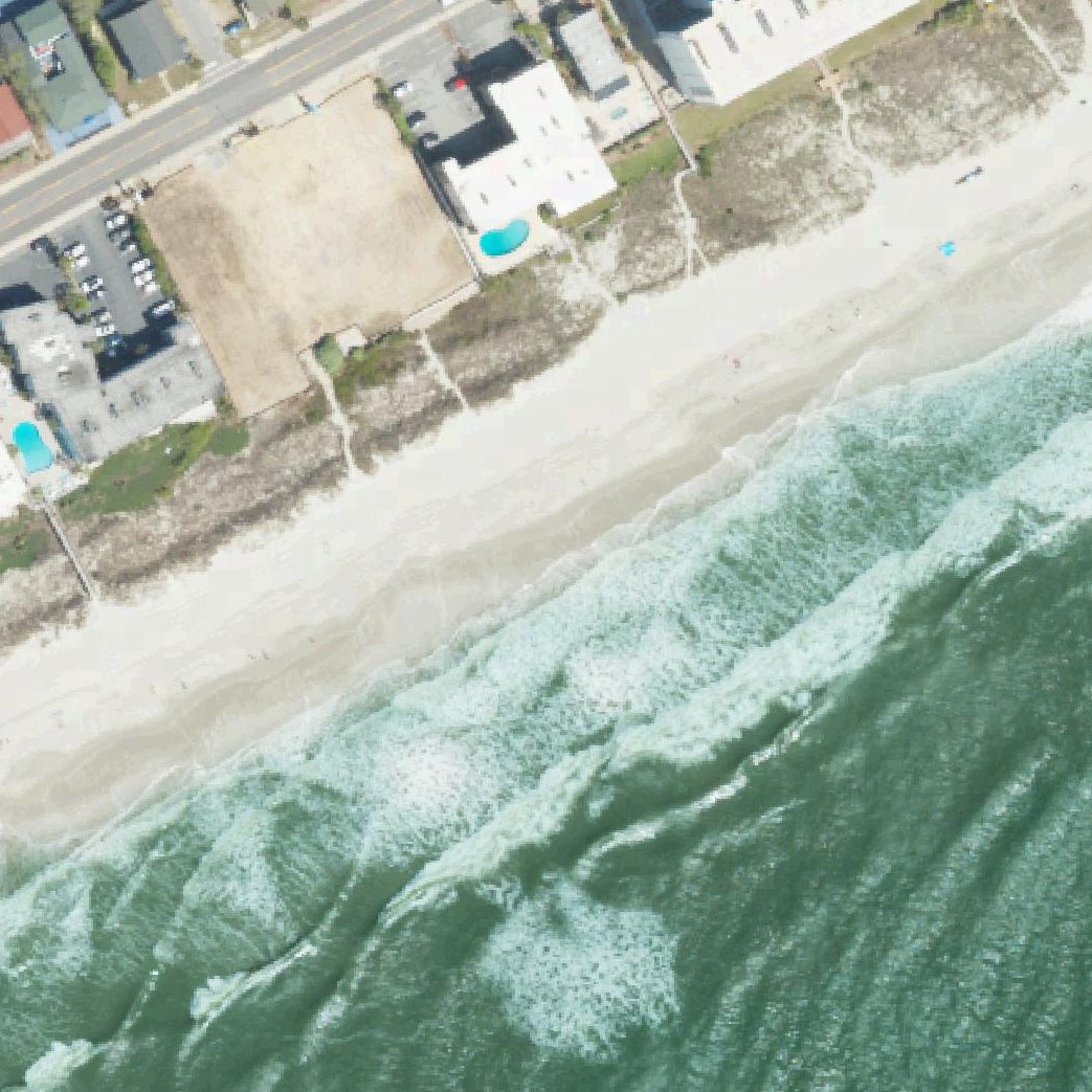 Aerial map of Crescent Beach