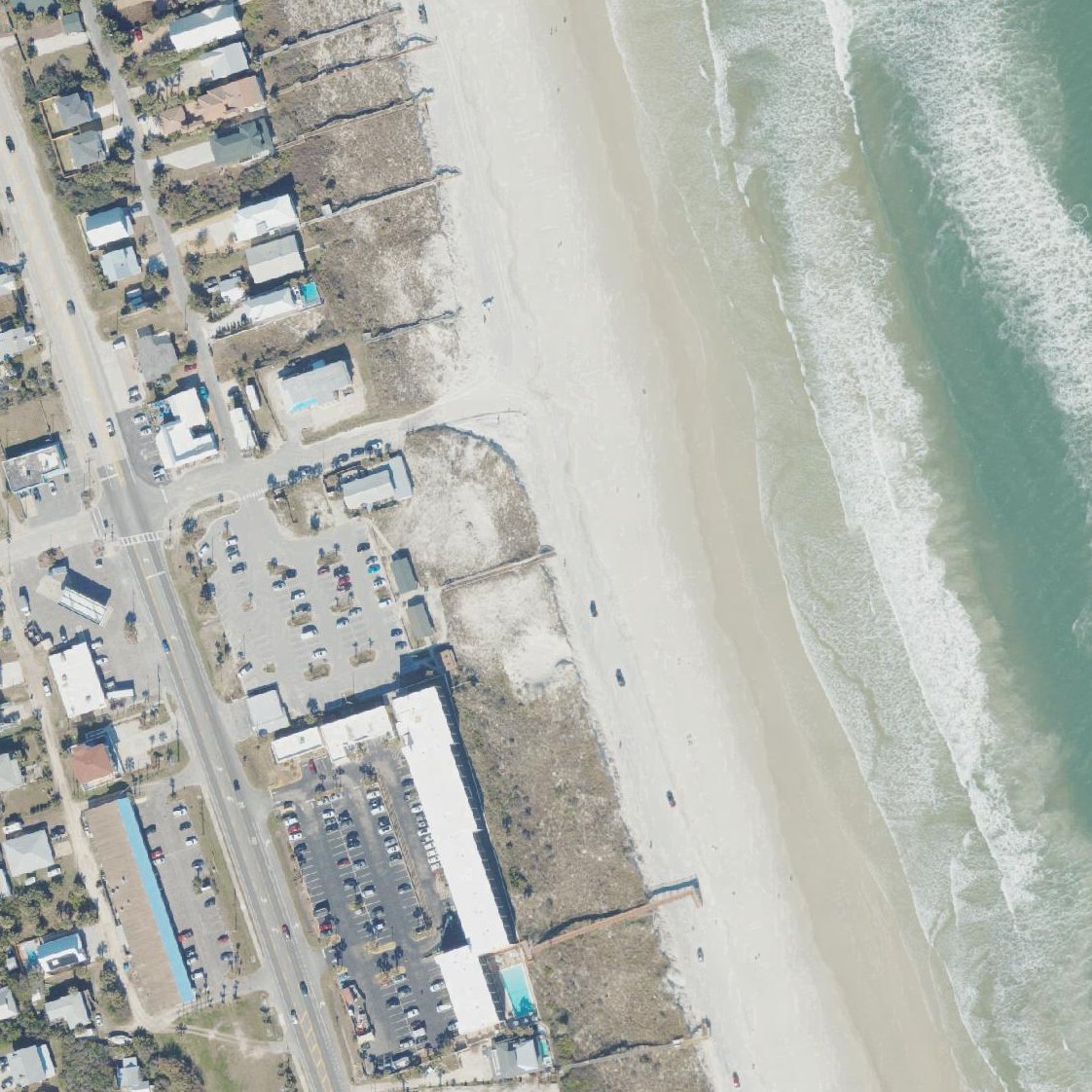 Aerial map of Crescent Beach Park