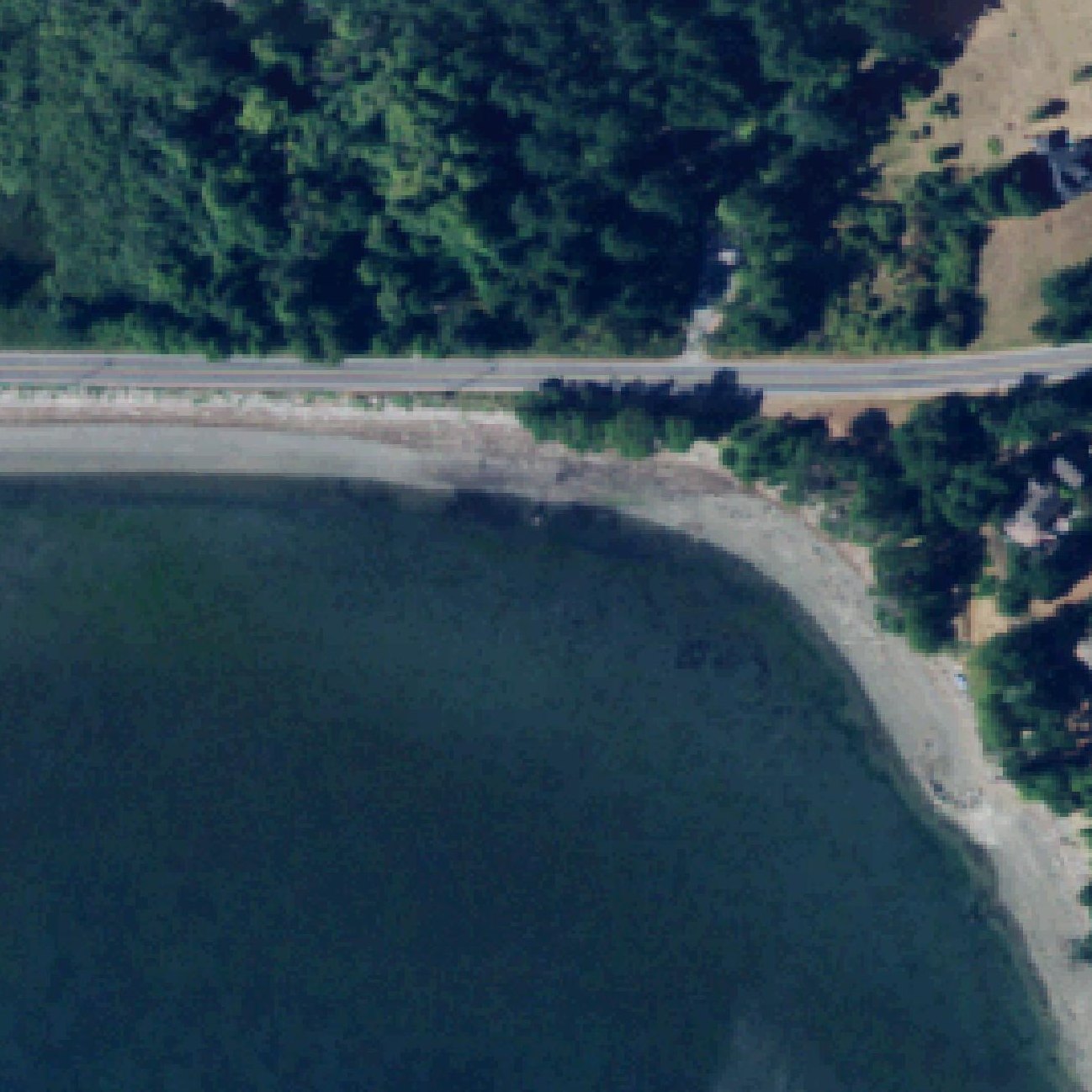 Aerial map of Crescent Beach Preserve