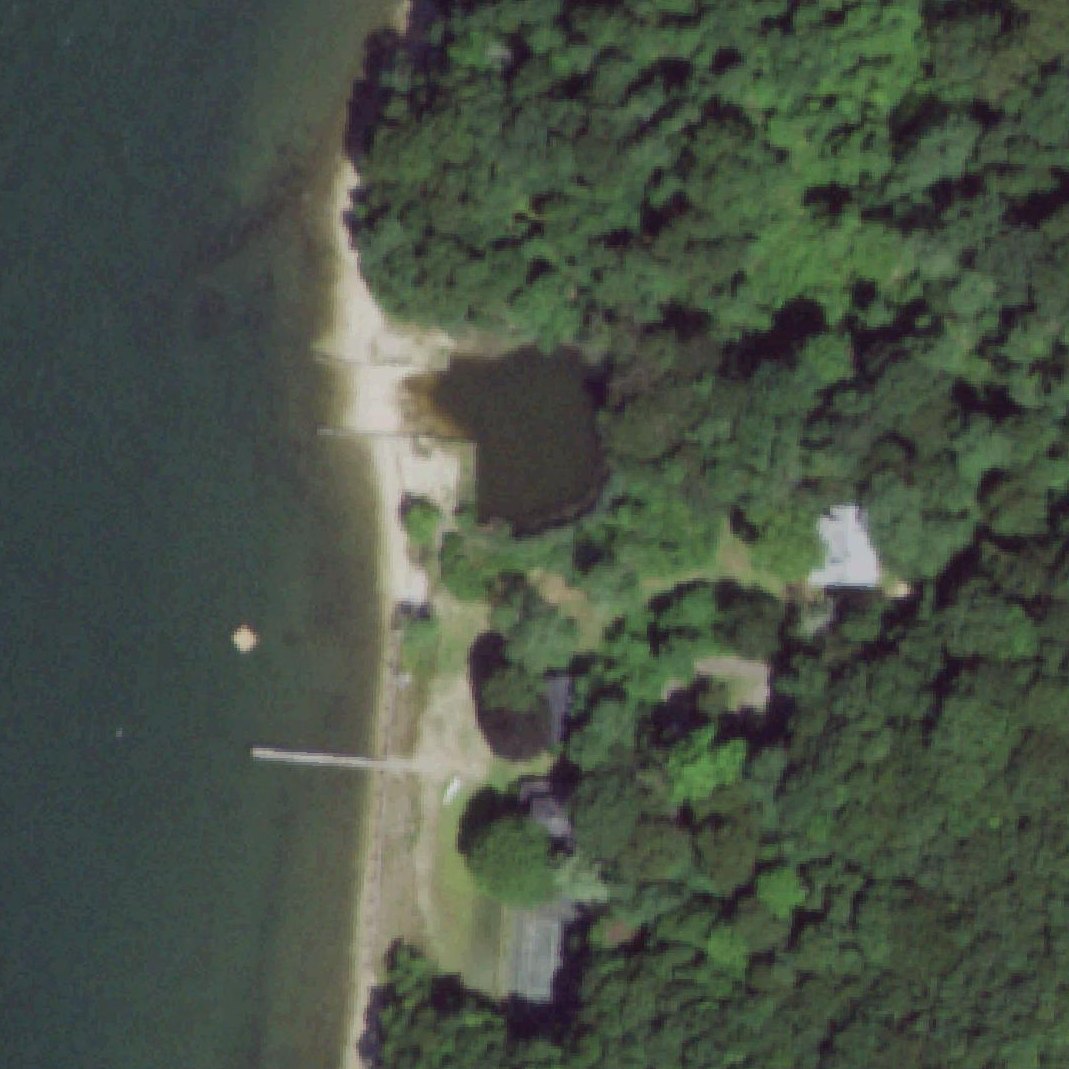 Aerial map of Crescent Beach