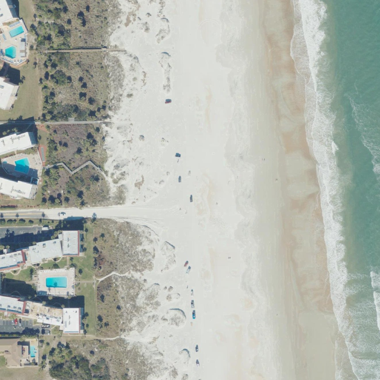 Aerial map of Crescent Beach