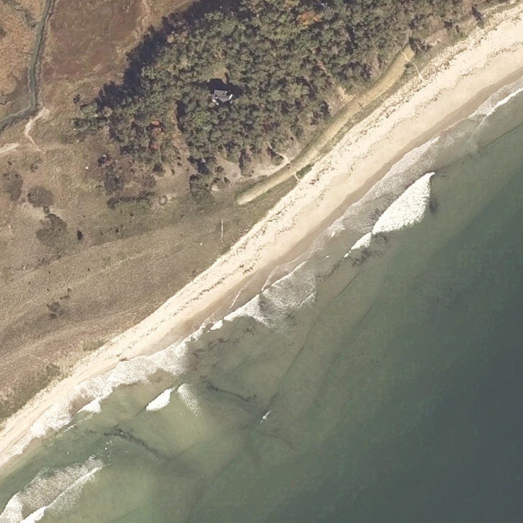 Aerial map of Crescent Surf