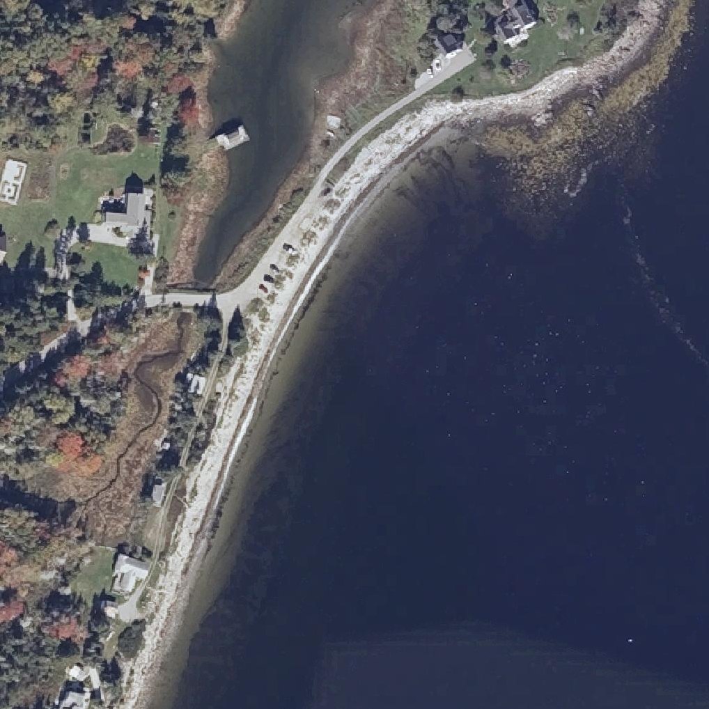 Aerial map of Crocket's Beach