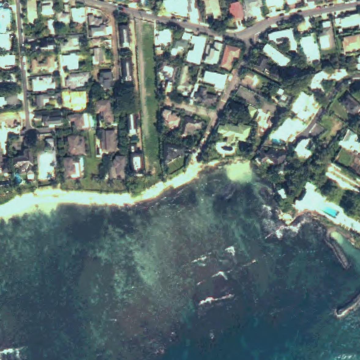Aerial map of Cromwell's Beach