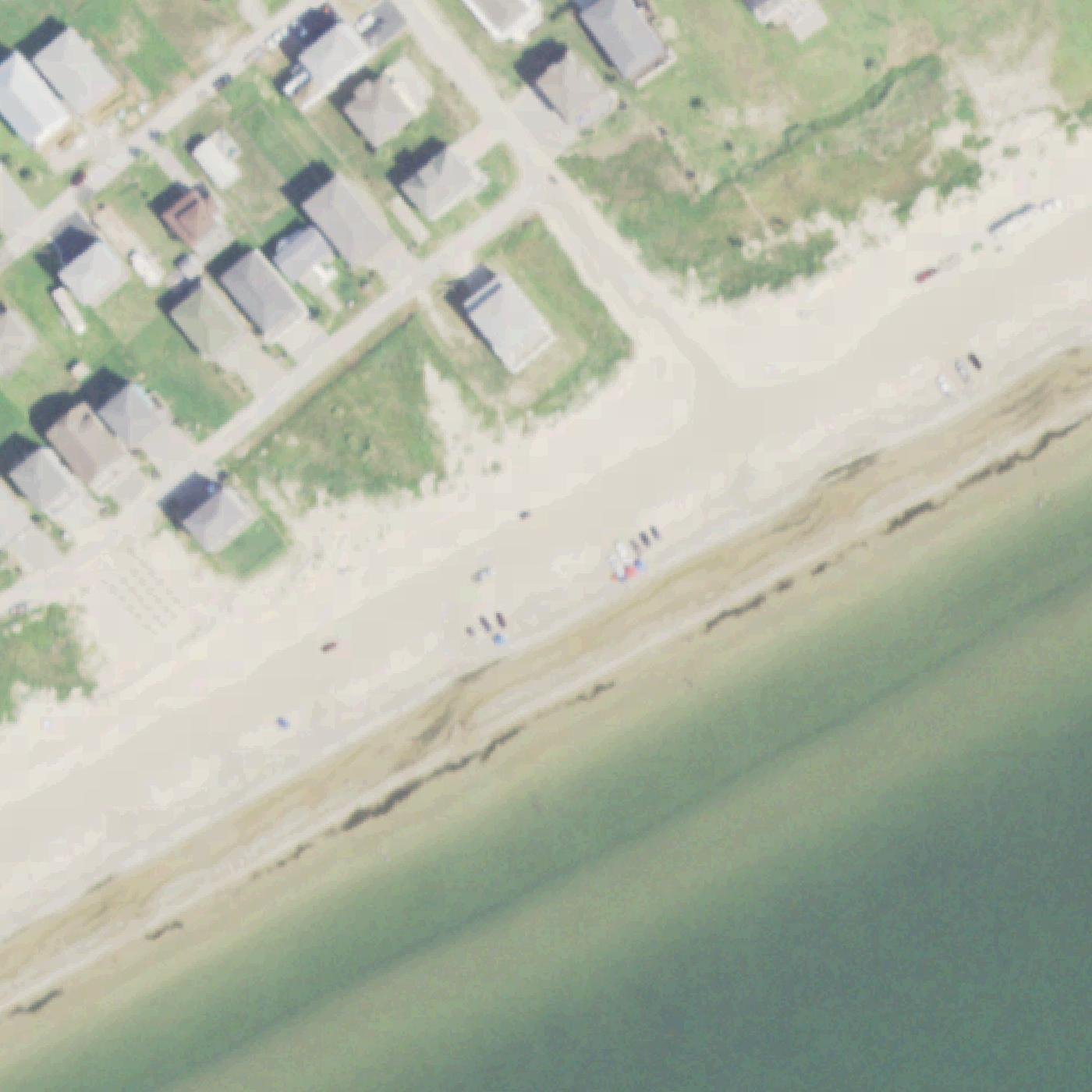 Aerial map of Crystal Beach