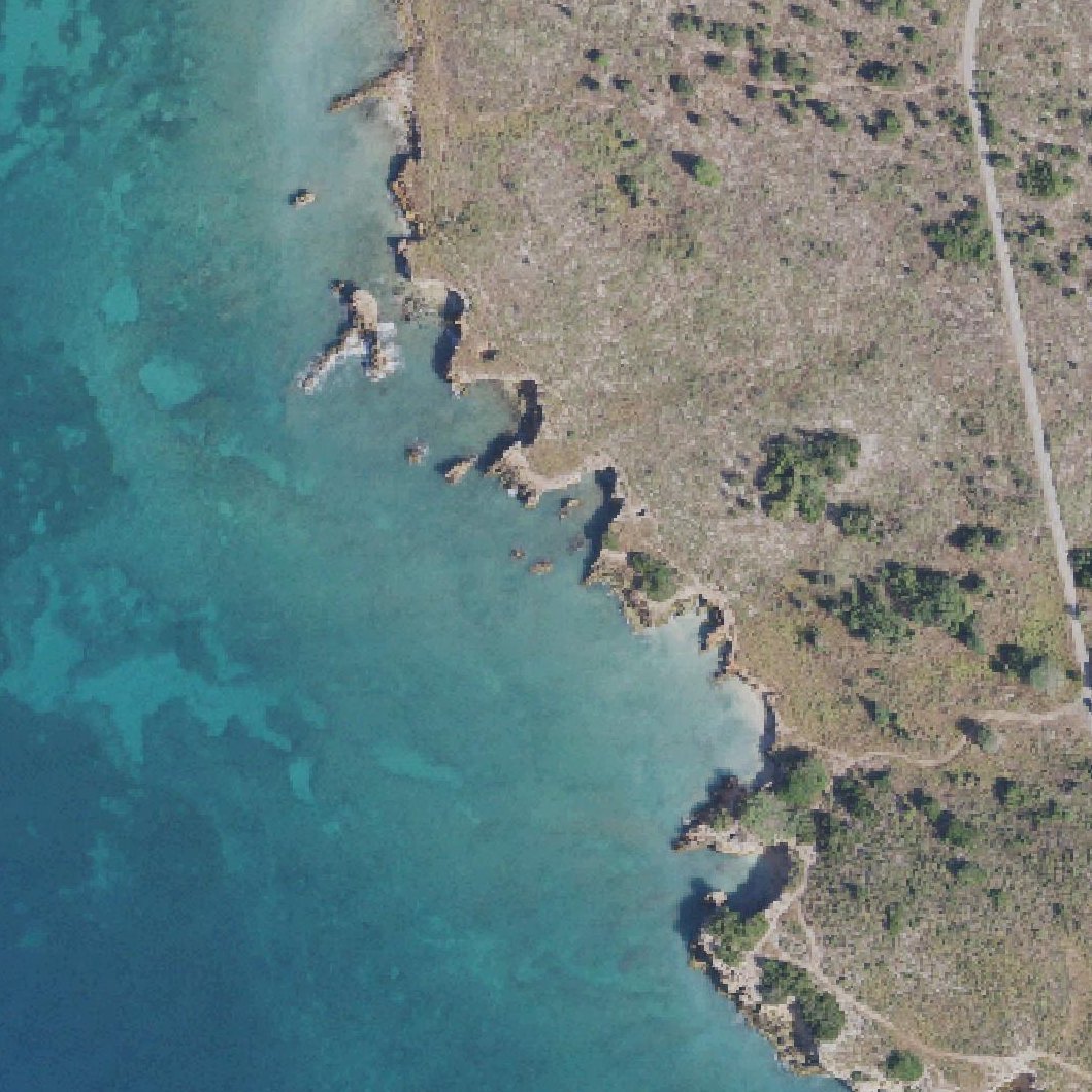 Aerial map of Cueva Jagüey Beach