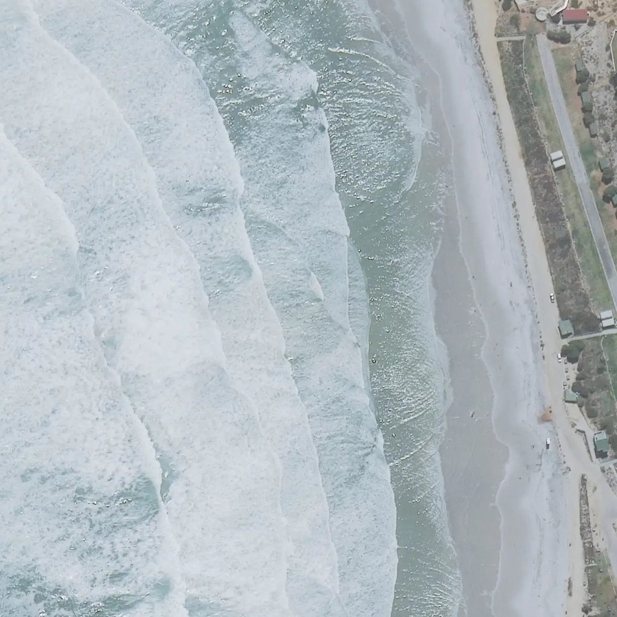 Aerial map of Curlew Beach