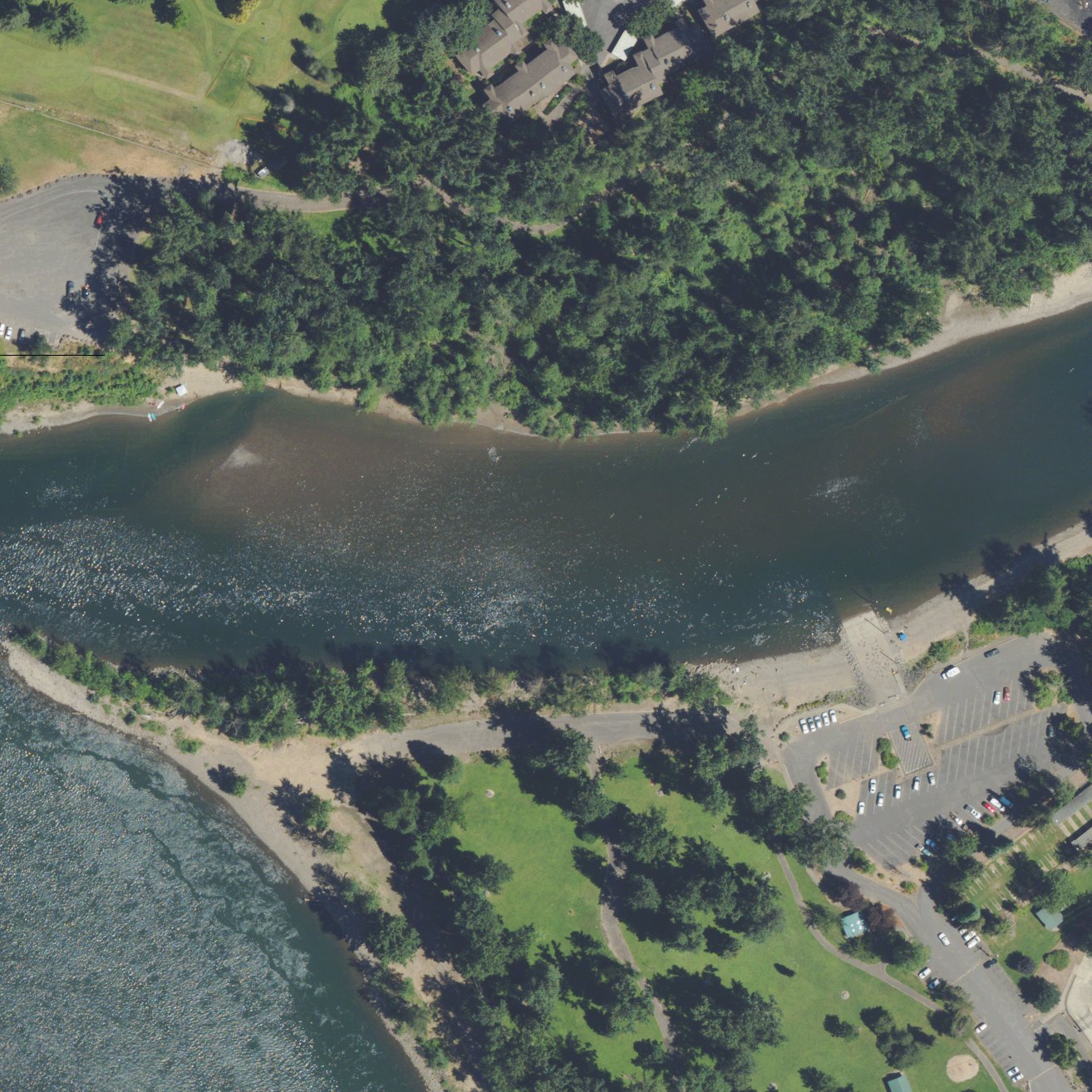 Aerial map of Dahl Beach City Park