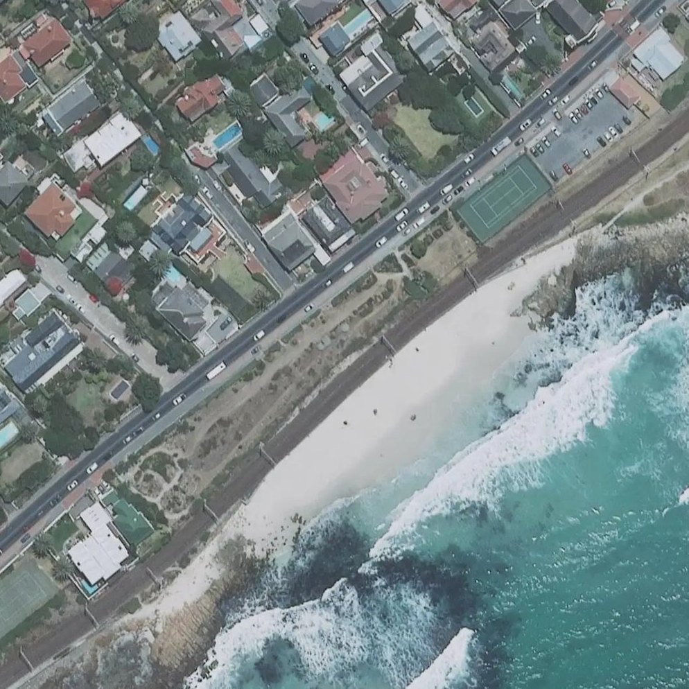 Aerial map of Danger Beach