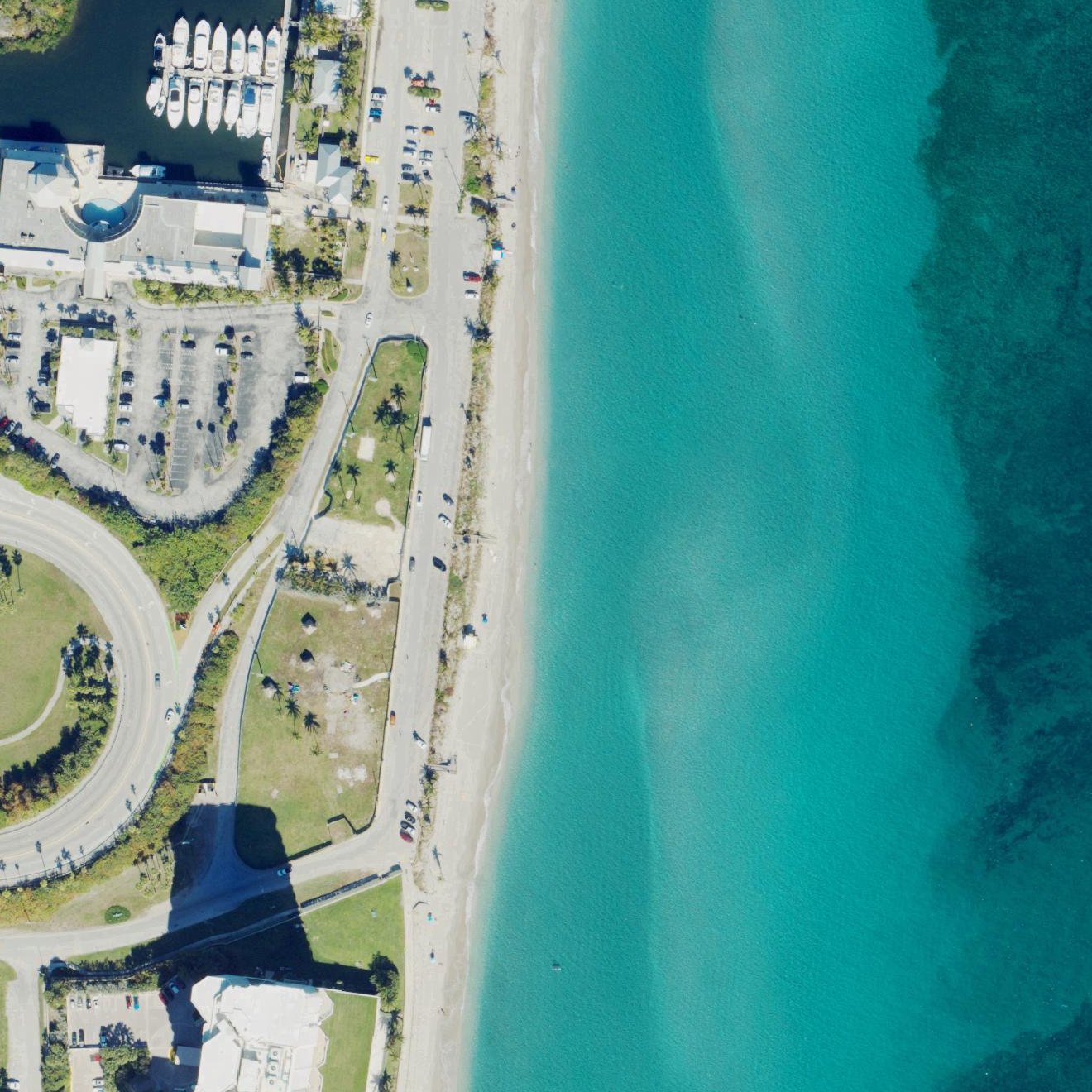Aerial map of Dania Beach