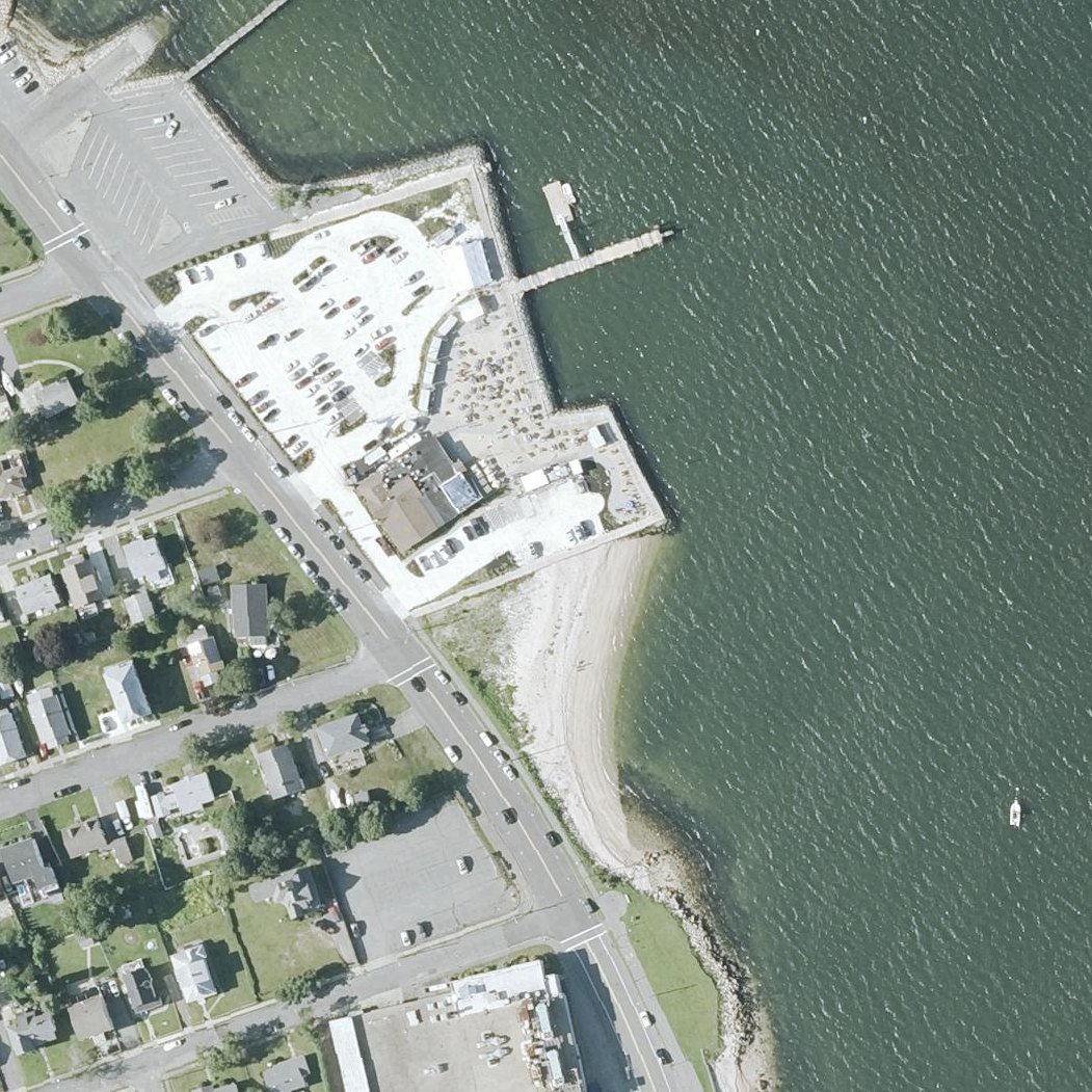 Aerial map of Davy's Beach