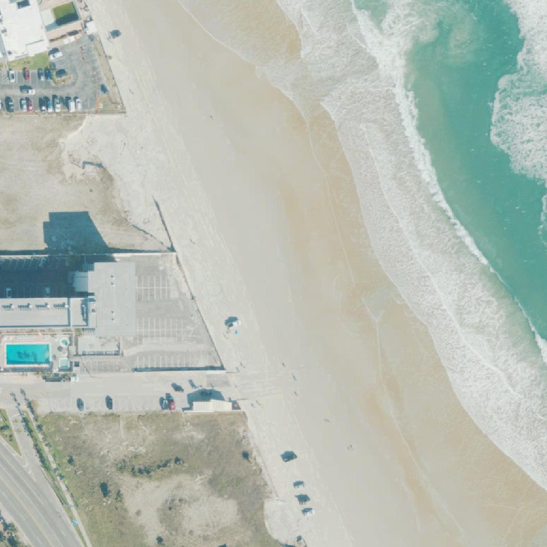 Aerial map of Daytona - Silver Beach