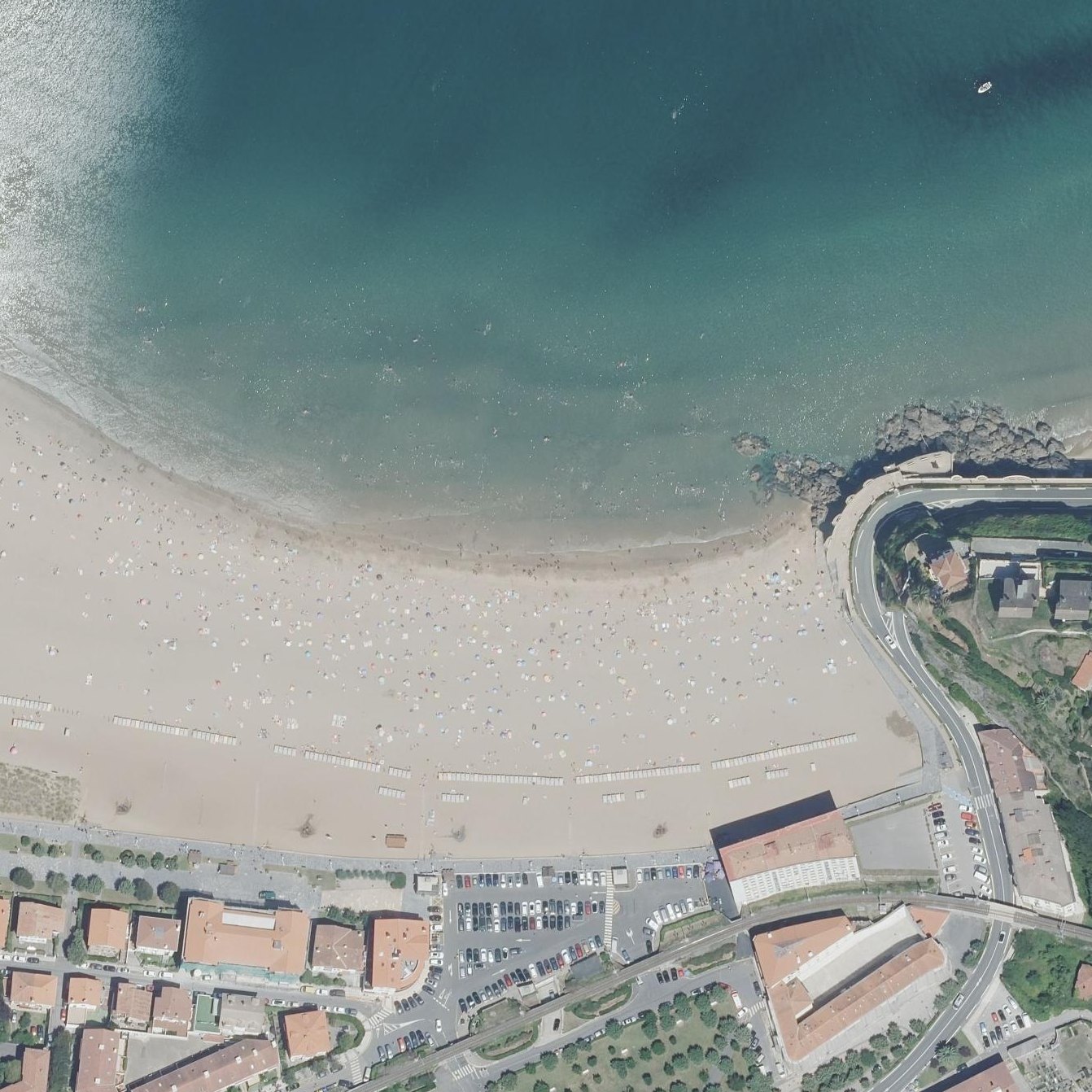 Aerial map of Deba
