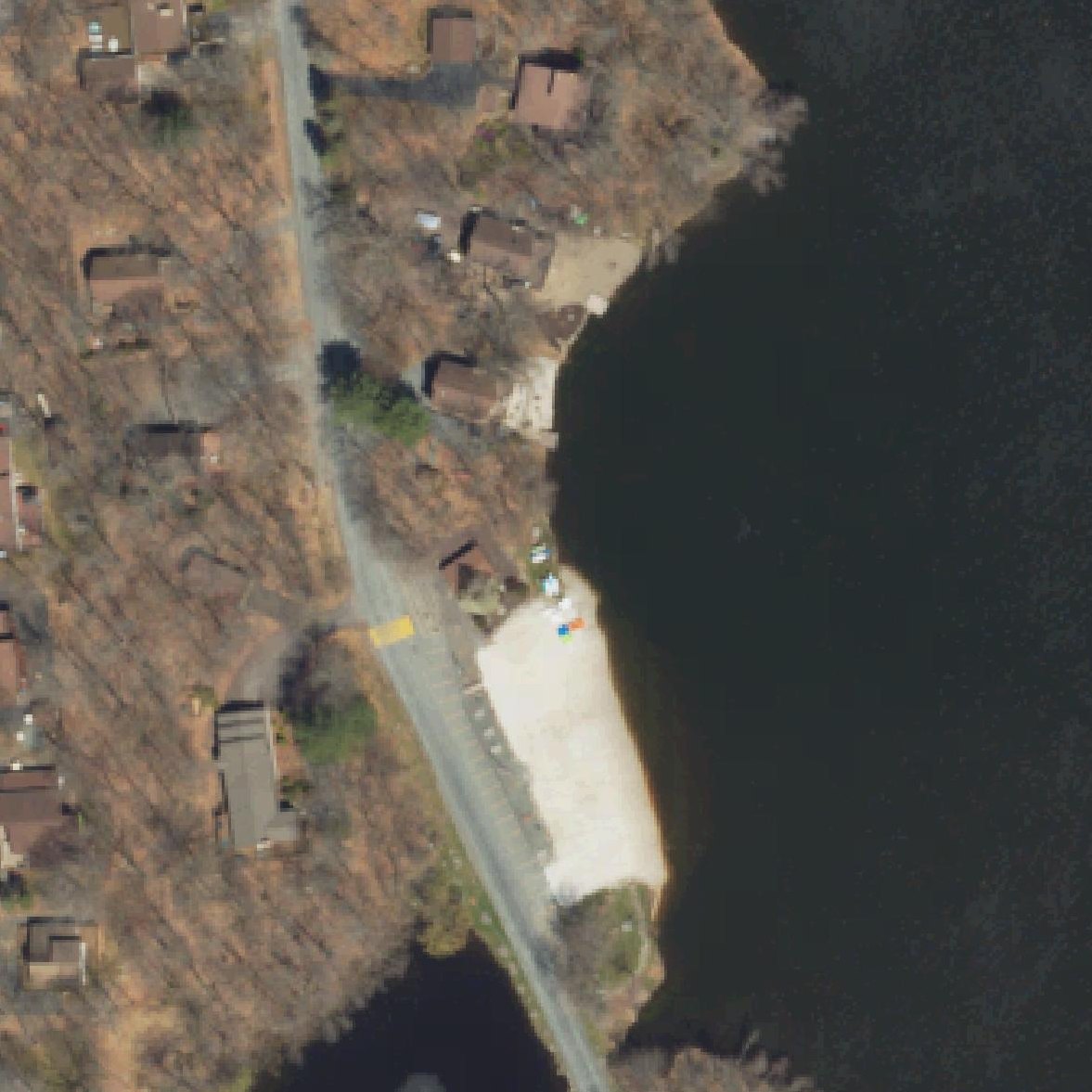 Aerial map of Deer Beach