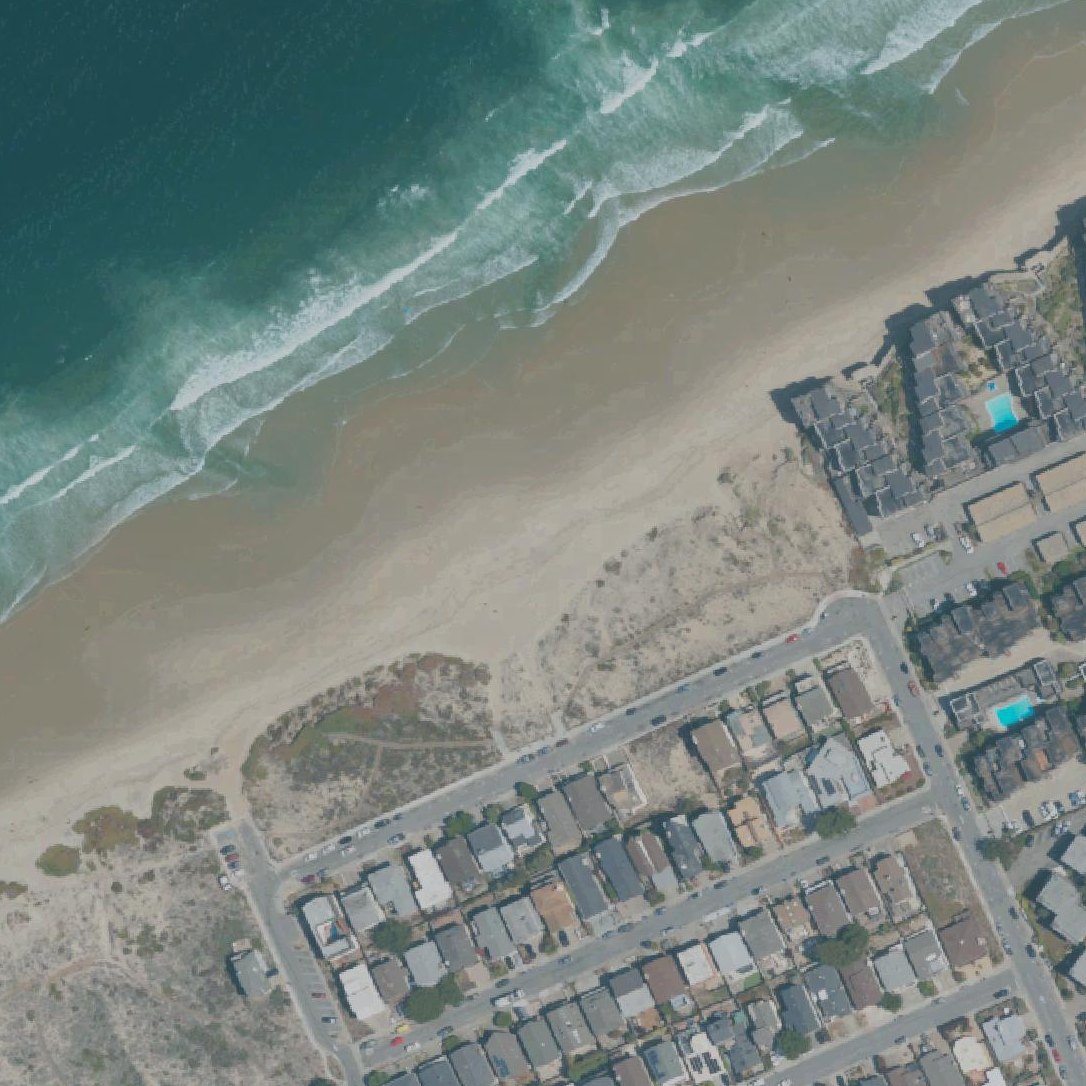 Aerial map of Del Monte Beach