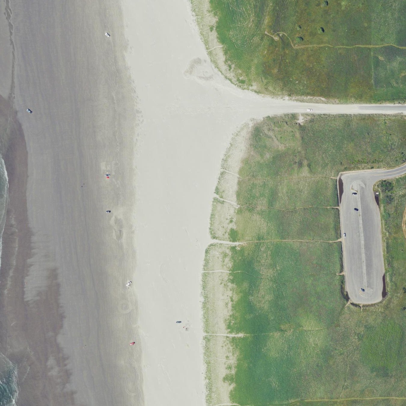 Aerial map of Del Rey Beach State Recreation Site