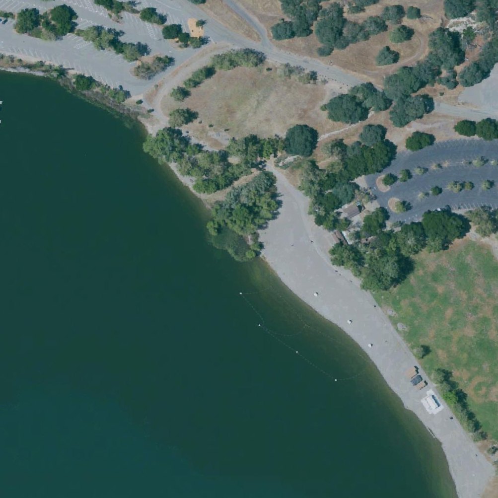 Aerial map of Del Valle East Beach
