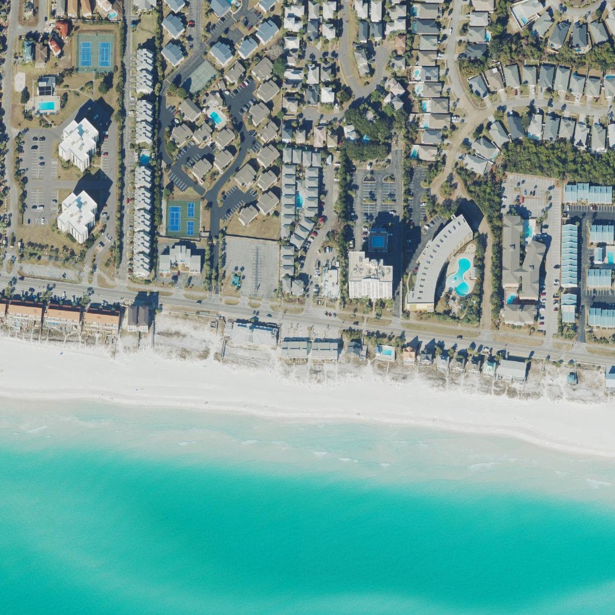 Aerial map of Destiny By the Sea Guardshack