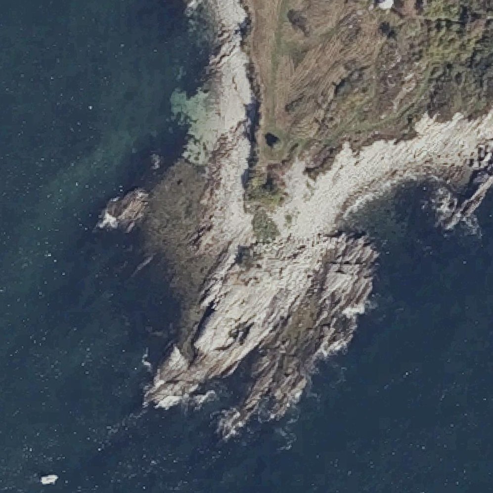 Aerial map of Devil's Bathing Beach