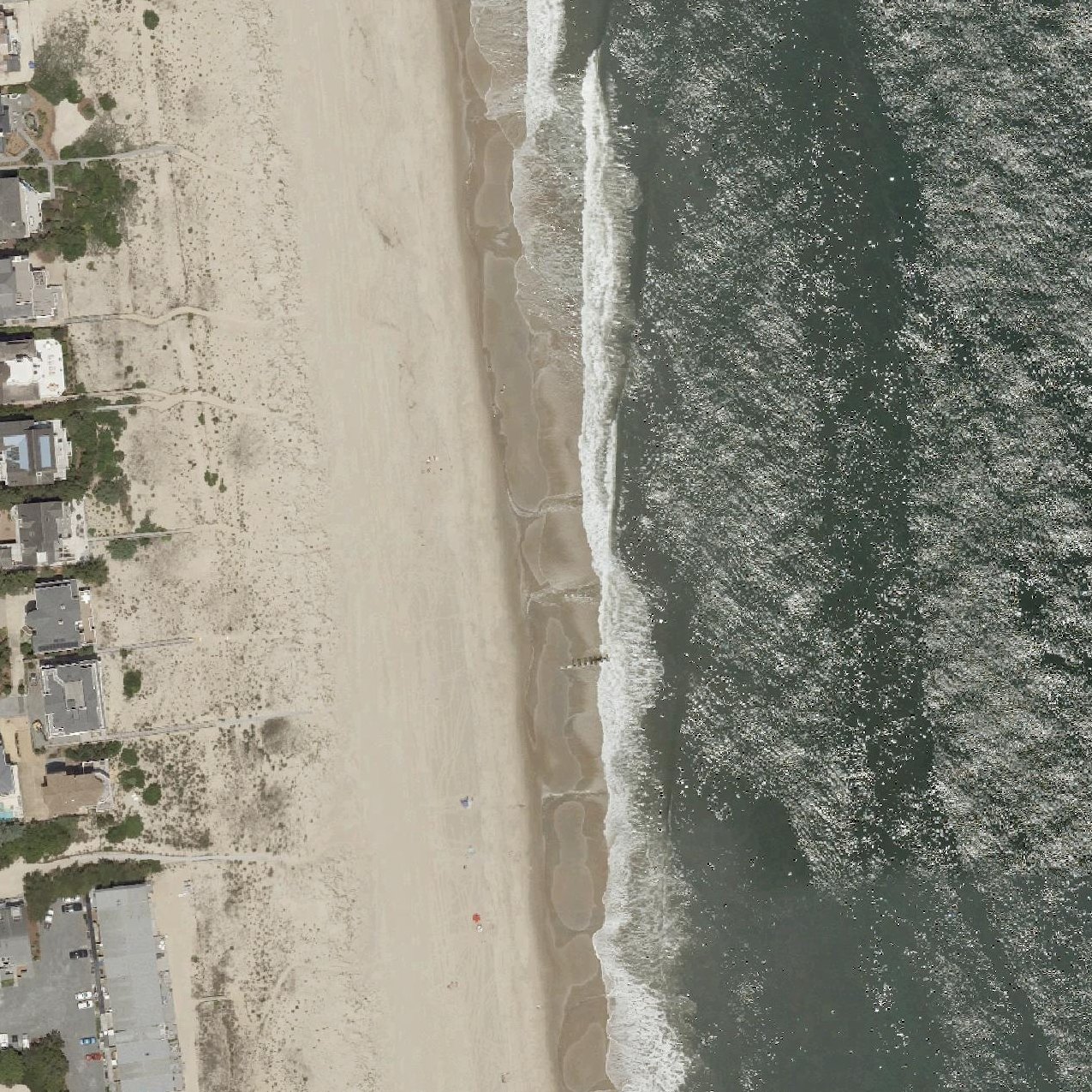 Aerial map of Dewey Beach Access