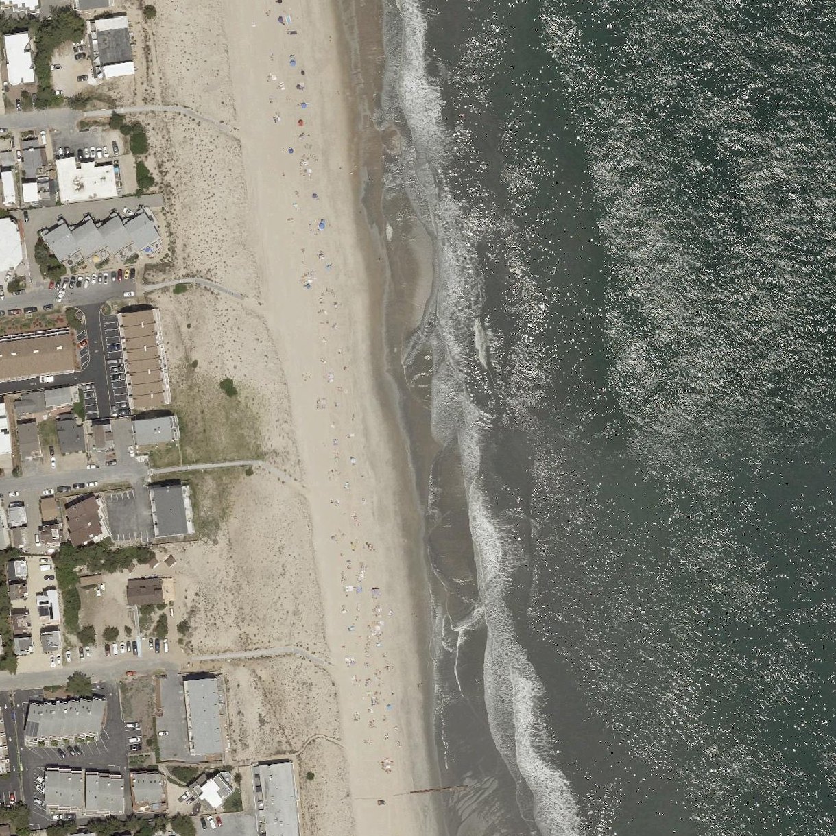 Aerial map of Dewey Beach