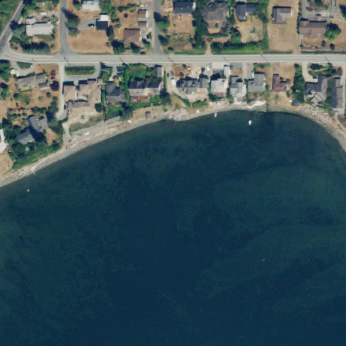 Aerial map of Dewey Beach