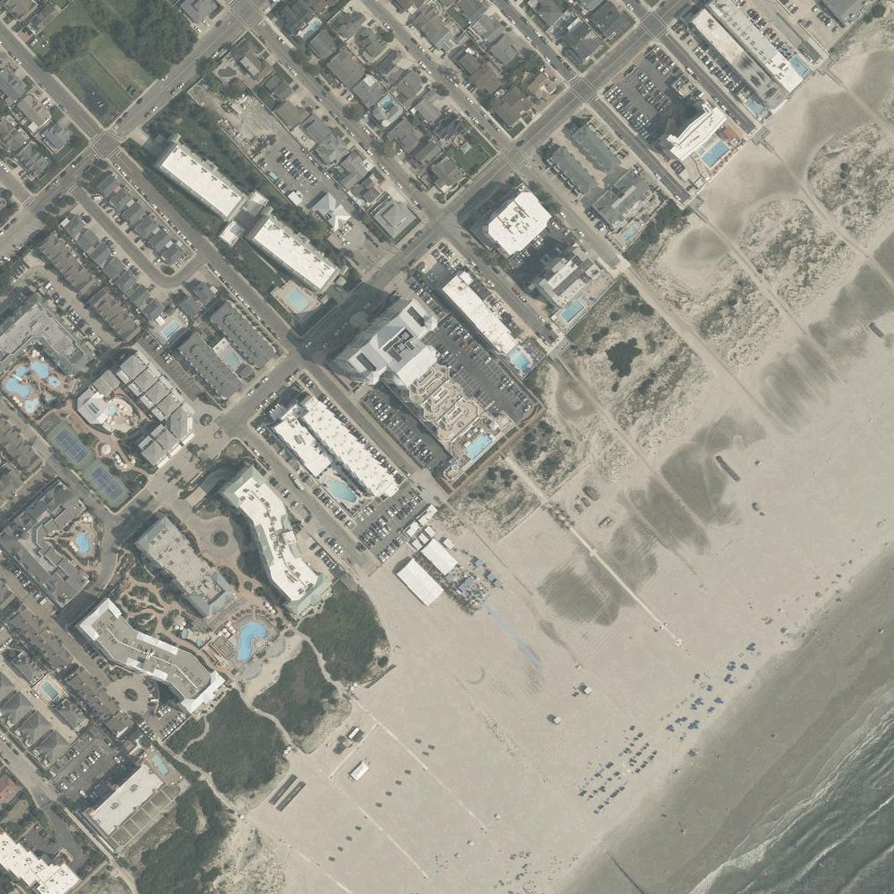 Aerial map of Diamond Beach Park