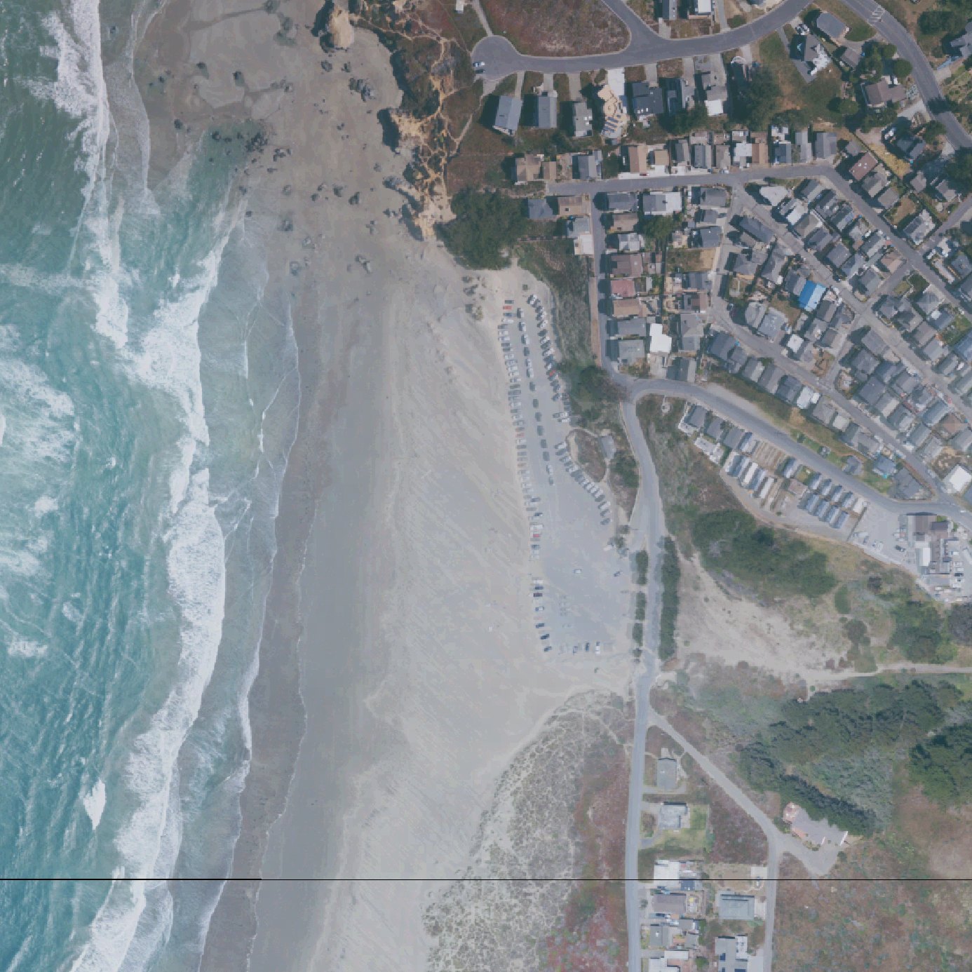 Aerial map of Dillon Beach