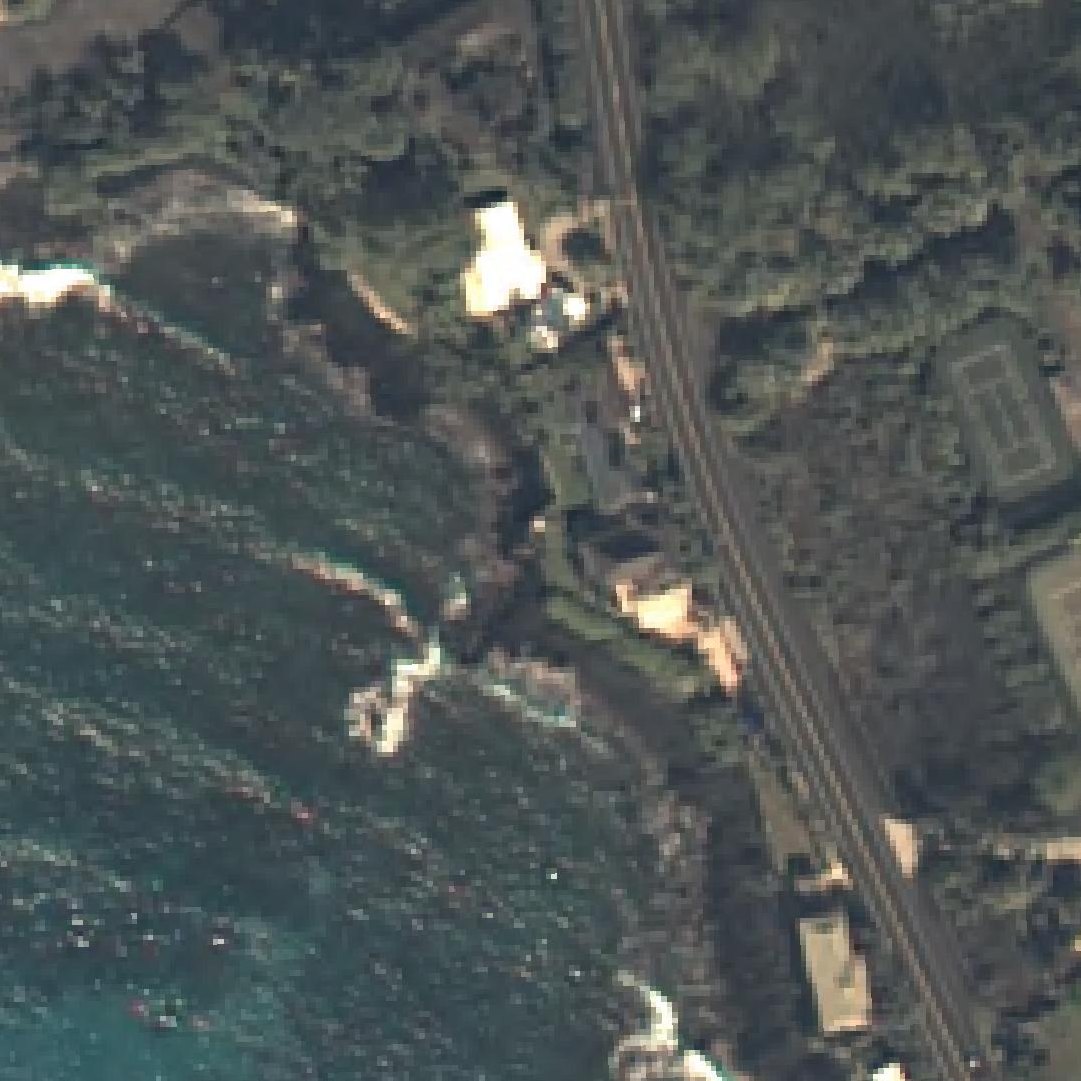 Aerial map of Disappearing Sands Beach