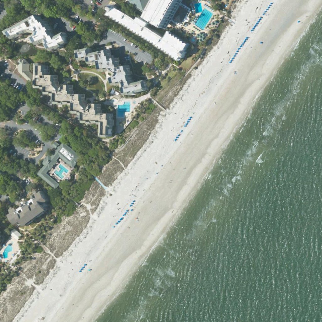 Aerial map of Disney's Beach House